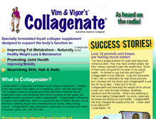 Tablet Screenshot of collagenate.com